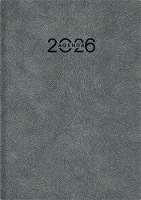 Naptár, tervező, A5, heti, DAYLINER "Animal", Wolf-szürke