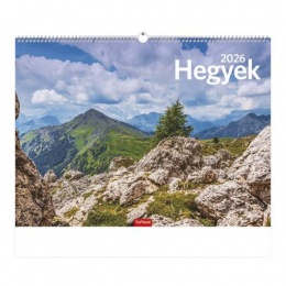 Naptár, fali, TOPTIMER, "Hegyek"