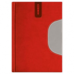 Tárgyalási napló, B5, DAYLINER, "Memphis", piros-szürke